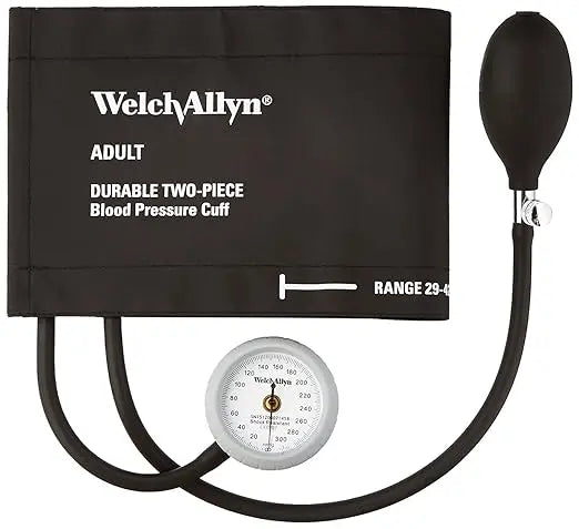 Compact field medical supplies including blood pressure monitor, tick removal tools, and first aid essentials for emergency care