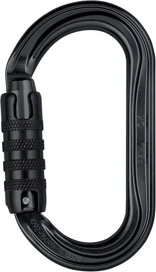 Professional carabiners and connectors for carabinieri with secure locking mechanisms and durable materials