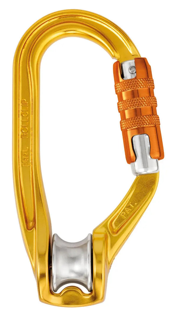 Petzl ROLLCLIP A Pulley Carabiner (Gate Side Opening) - Triact-Lock