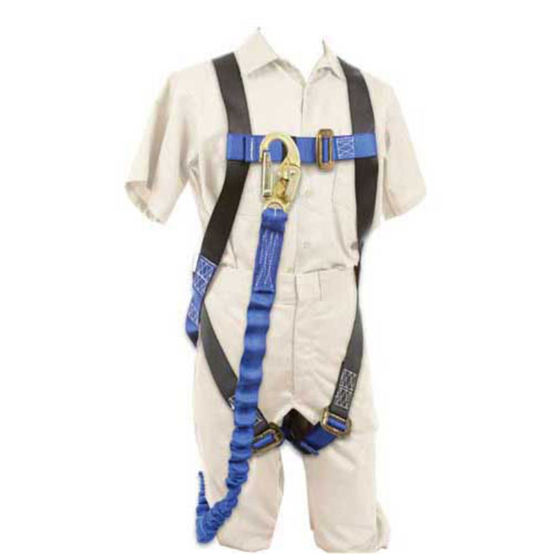 Elk River ConstructionPlus Full Body Fall Protection Harness with Integrated Lanyard