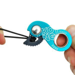 Kong Italy Duck Rope Clamp - Cyan/Black Kong
