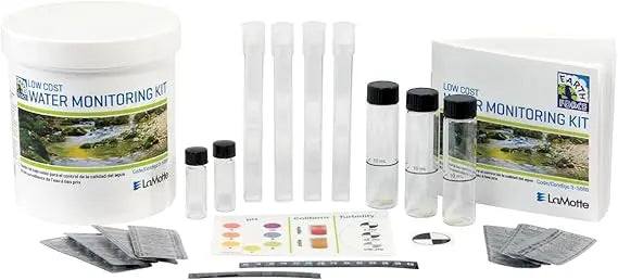 Lamotte Green Program Low Cost Water Monitoring Kit with manual and TesTabs for testing water quality in fresh, brackish, and saline environments