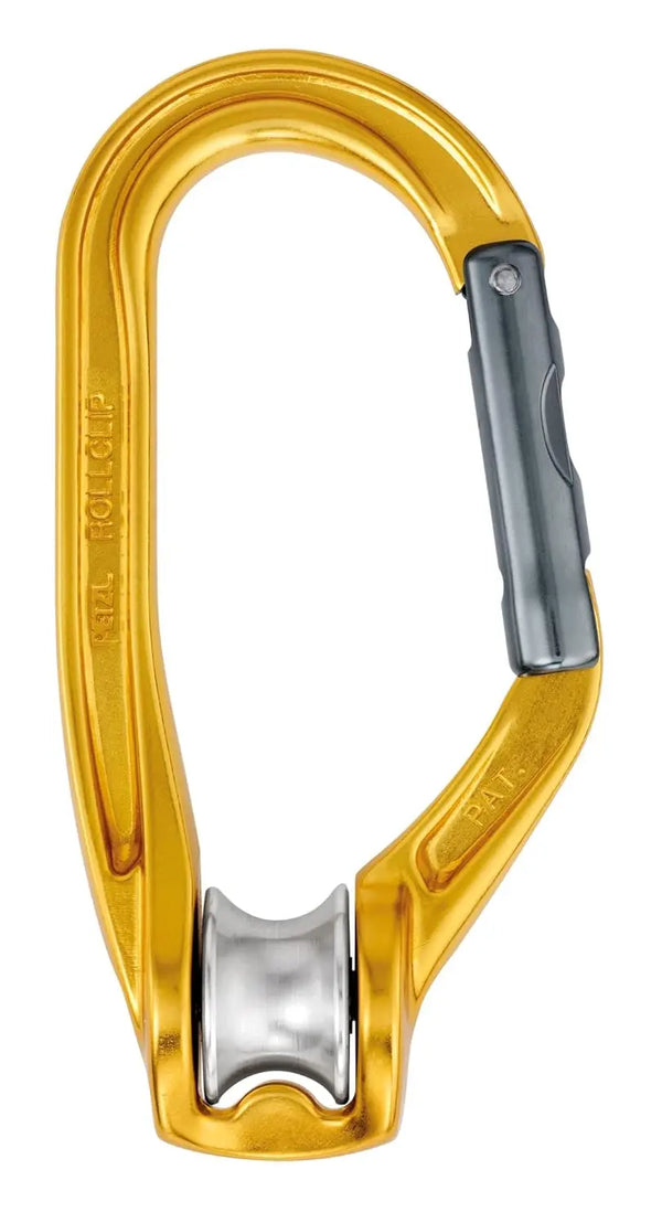 Petzl ROLLCLIP A Pulley Carabiner (Gate Side Opening) - Non-Locking