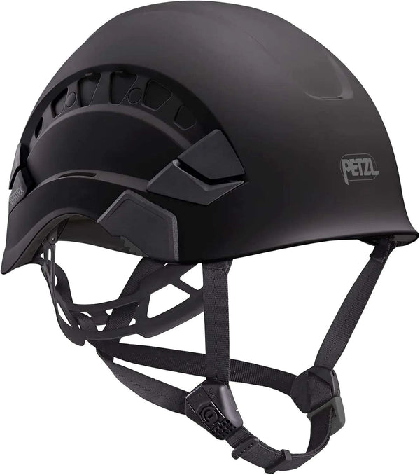 Petzl Vertex Vent ventilated safety helmet with Centerfit adjustment and dual chin strap, ANSI Z89.1 Type I Class C certified