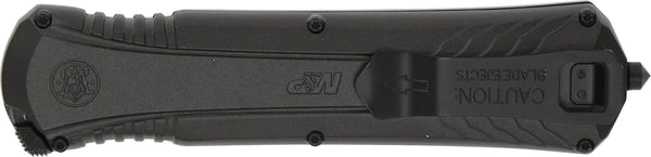 Smith & Wesson M&P MPOTF10 OTF Knife - Gray/Black Serrated