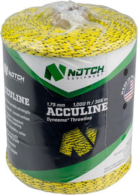 Notch AccuLine 1.75mm x 1000 ft Dyneema Throw Line - Yellow (NTL175-1000)