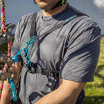 Notch Chester SRS Chest Harness Purpose Built for SRT Climbing, made from Lightweight and Durable Nylon Webbing, Multiple Attachment Points, Fits Chest Size 29"- 50" (99443) Notch
