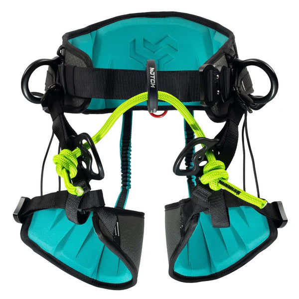 Notch Catalyst Harness-Size 1, Custom EVA Molded Back & Leg panels, Integrated Ventilation Channels, Multiple Adjustment Points, Custom Flared Side D Rings, 330 lbs Total Weight Limit (CATH-1) Notch