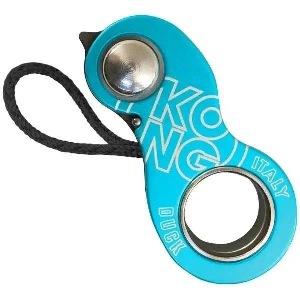 Kong Duck Rope Clamp / Ascender - Cyan/Black